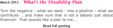 Disability Plan